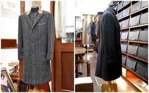 フルオーダーコート　カシミアコート　テーラーダンディ　大阪