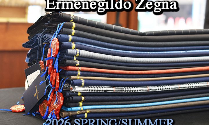 ゼニアの2026年春夏オーダースーツコレクション