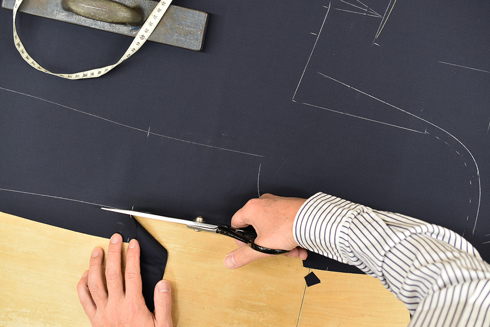 ゼニア　15milmil15 ブラック無地　オーダーメイドスーツ