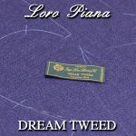 ロロピアーナ DREAM TWEED ツイード ヴァイオレットの服地（フルオーダー 大阪）