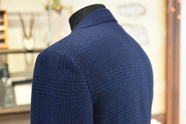 ゼニア　トロフェオカシミア　フルオーダージャケット　ネイビー