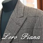 ロロ・ピアーナ カシミヤ100% オーバーコート素材の服地と裁断風景